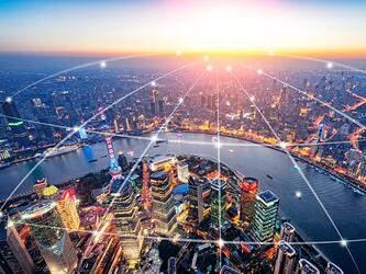 Shanghai with data points overlaid